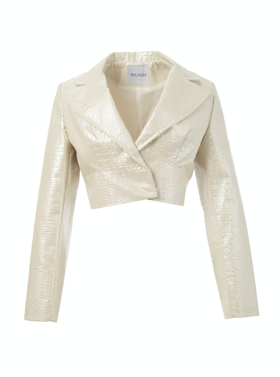 Pearl Croc Blazer