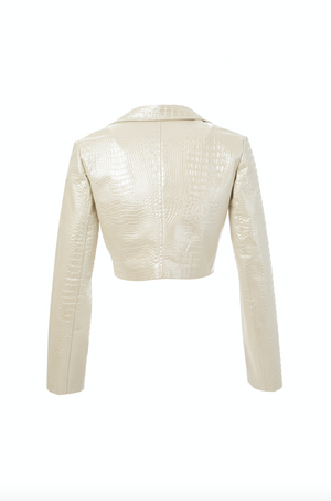 Pearl Croc Blazer